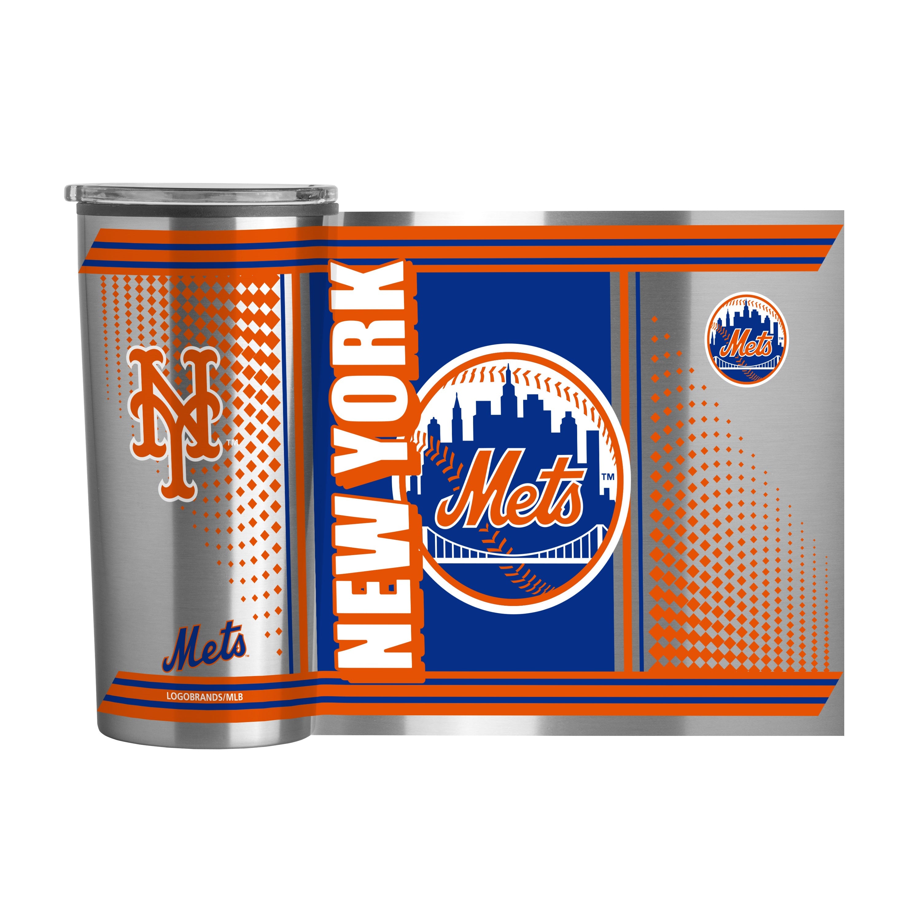 New York Mets 20oz Hero Fusion Tumbler - Sports Gifts, Sports Memorabilia, Sports Collectibles, Fan Shop