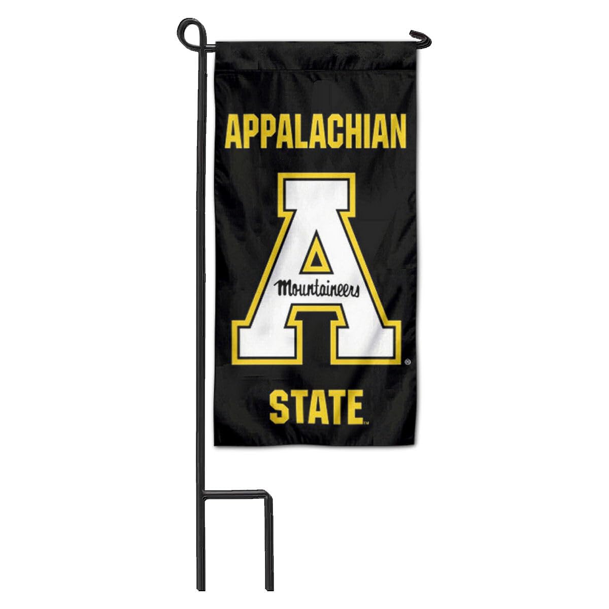 College Flags & Banners Co. Appalachian State Mountaineers Mini Garden and Flower Pot Flag Topper - Sports Collectibles, Sports Memorabilia, Sports Fan Shop, Sports Gifts