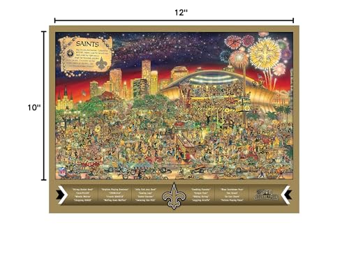 YouTheFan NFL Joe Journeyman 18'' x 24'' 500-Piece Team Puzzle - Sports Collectibles, Sports Memorabilia, Sports Fan Shop, Sports Gifts