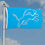 WinCraft Detroit Lions Embroidered Nylon Flag - Sports Collectibles, Sports Memorabilia, Sports Fan Shop, Sports Gifts
