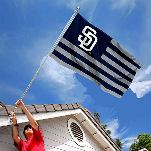 WinCraft San Diego Baseball Americana 3x5 Flag - Sports Collectibles, Sports Memorabilia, Sports Fan Shop, Sports Gifts