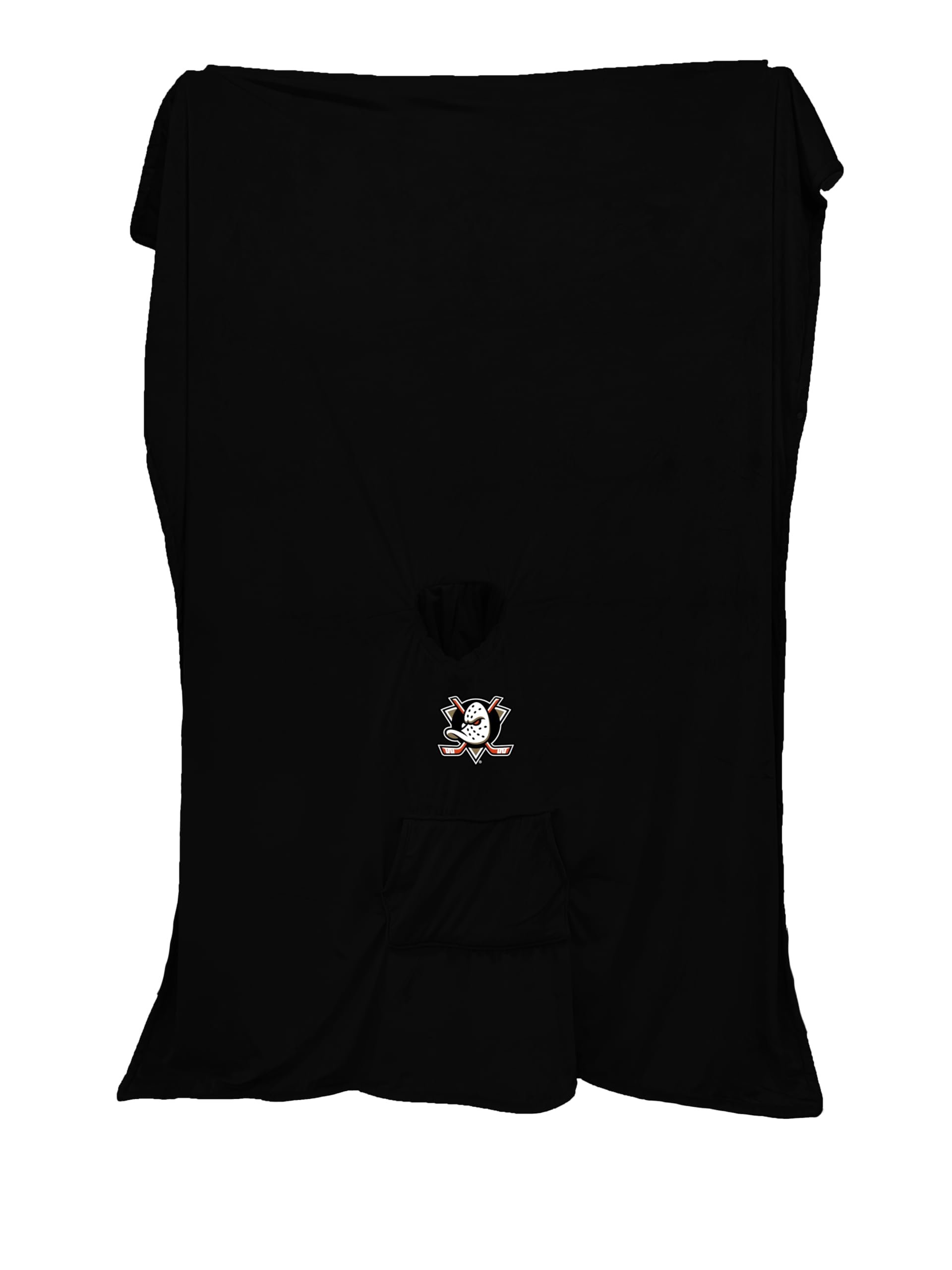 Pegasus Sports NHL Anaheim Ducks Team Color Bloncho w/Logo Patch & Sherpa - Sports Gifts, Sports Memorabilia, Sports Collectibles, Fan Shop