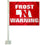 College Flags & Banners Co. Nebraska Cornhuskers Frost Warning Car Flag - Sports Collectibles, Sports Memorabilia, Sports Fan Shop, Sports Gifts