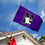 College Flags & Banners Co. Northwestern Wildcats Flag and USA 3x5 Flag Set - Sports Collectibles, Sports Memorabilia, Sports Fan Shop, Sports Gifts
