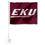 Eastern Kentucky Colonels Car Flag - Sports Collectibles, Sports Memorabilia, Sports Fan Shop, Sports Gifts