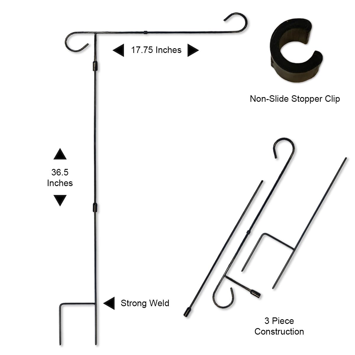 WinCraft Chiefs Season Greetings Snow Garden Flag and Stand Pole Holder Mount - Sports Collectibles, Sports Memorabilia, Sports Fan Shop, Sports Gifts