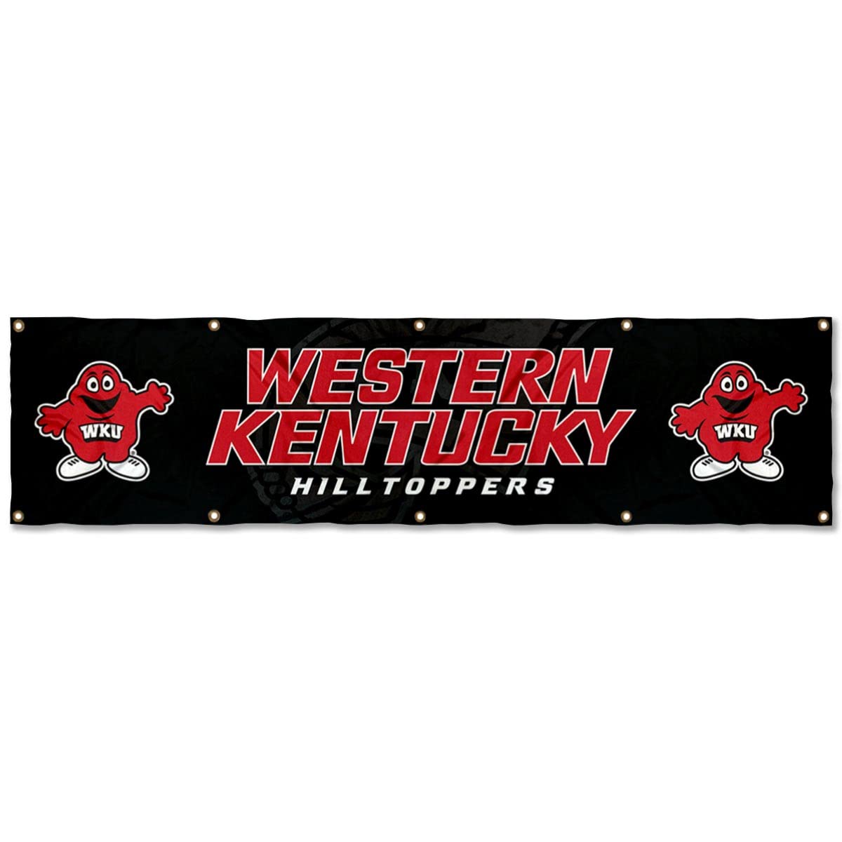 College Flags & Banners Co. Western Kentucky Hilltoppers Large 2x8 Foot Banner - Sports Collectibles, Sports Memorabilia, Sports Fan Shop, Sports Gifts
