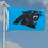 WinCraft Carolina Panthers Embroidered Nylon Flag - Sports Collectibles, Sports Memorabilia, Sports Fan Shop, Sports Gifts