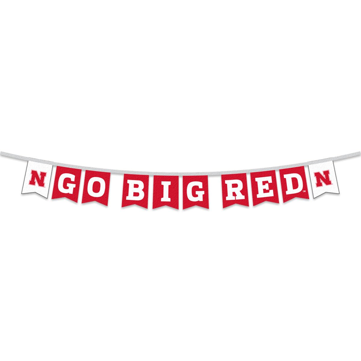 Nebraska Cornhuskers Banner String Pennant Flags - Sports Collectibles, Sports Memorabilia, Sports Fan Shop, Sports Gifts