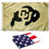 Colorado Buffs Flag and USA 3x5 Flag Set - Sports Collectibles, Sports Memorabilia, Sports Fan Shop, Sports Gifts