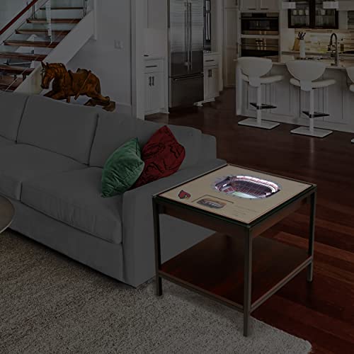 YouTheFan NFL New York Jets 25-Layer StadiumView Lighted End Table, Team Colors - Sports Collectibles, Sports Memorabilia, Sports Fan Shop, Sports Gifts