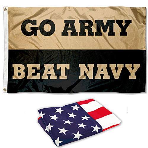 College Flags & Banners Co. Go Army Beat Navy and USA 3x5 Flag Set - Sports Collectibles, Sports Memorabilia, Sports Fan Shop, Sports Gifts