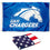 College Flags & Banners Co. Alabama Huntsville Chargers Flag and USA 3x5 Flag Set - Sports Collectibles, Sports Memorabilia, Sports Fan Shop, Sports Gifts