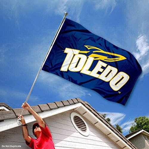 College Flags & Banners Co. University of Toledo and USA Flag 3x5 Set - Sports Collectibles, Sports Memorabilia, Sports Fan Shop, Sports Gifts