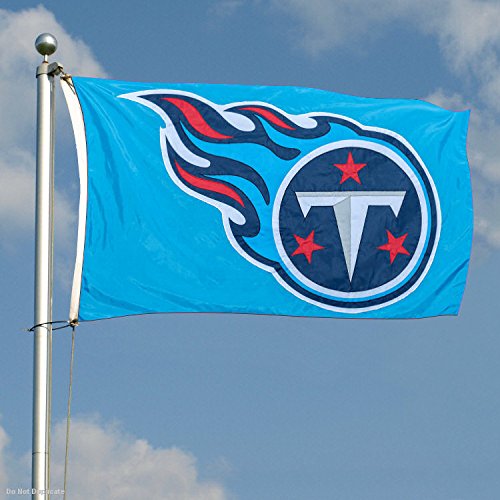 WinCraft Tennessee Titans Embroidered Nylon Flag - Sports Collectibles, Sports Memorabilia, Sports Fan Shop, Sports Gifts