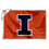College Flags & Banners Co. Illinois Fighting Illini Small 2x3 Foot Flag - Sports Collectibles, Sports Memorabilia, Sports Fan Shop, Sports Gifts