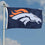 WinCraft Denver Broncos Embroidered Nylon Flag - Sports Collectibles, Sports Memorabilia, Sports Fan Shop, Sports Gifts