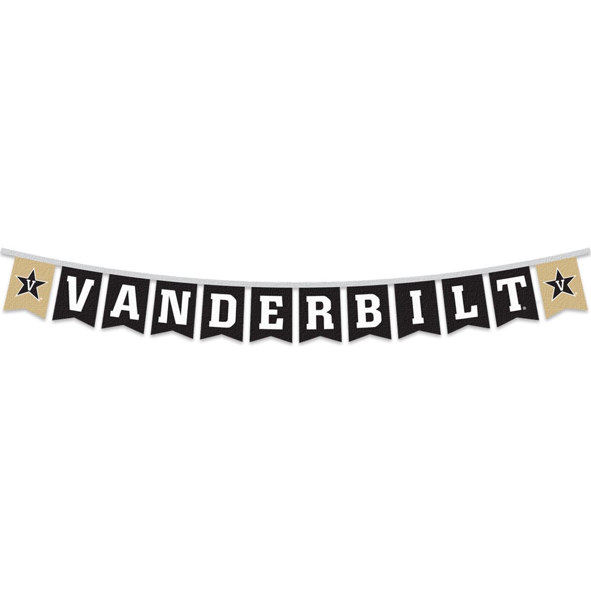 Vanderbilt Commodores Banner String Pennant Flags - Sports Collectibles, Sports Memorabilia, Sports Fan Shop, Sports Gifts
