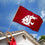 College Flags & Banners Co. Washington State University Flag and USA 3x5 Foot Flag Set - Sports Collectibles, Sports Memorabilia, Sports Fan Shop, Sports Gifts