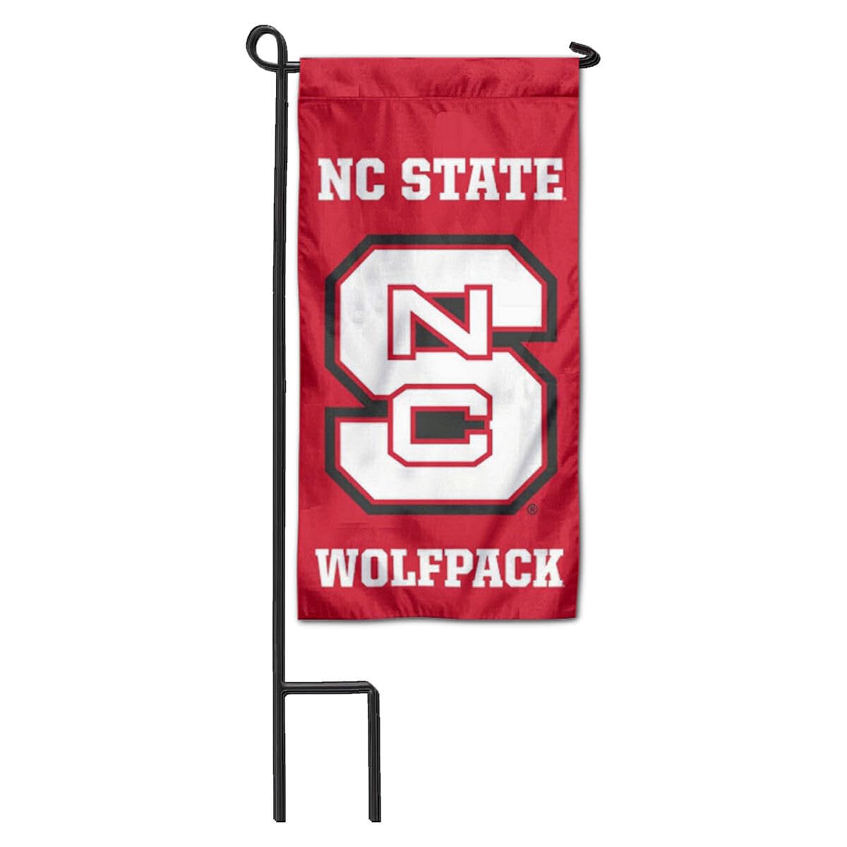 College Flags & Banners Co. North Carolina State Wolfpack Mini Garden and Flower Pot Flag Topper - Sports Collectibles, Sports Memorabilia, Sports Fan Shop, Sports Gifts