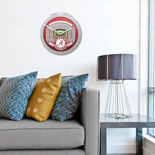 YouTheFan NCAA Missouri Tigers 3D StadiumView Clock - Sports Collectibles, Sports Memorabilia, Sports Fan Shop, Sports Gifts