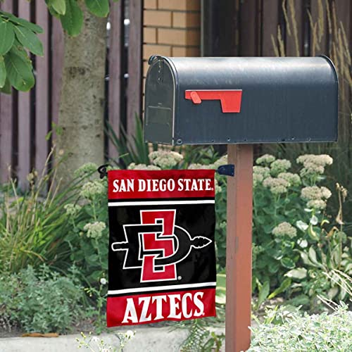 College Flags & Banners Co. SDSU Aztecs Garden Flag and Mailbox Post Pole Mount Holder Set - Sports Collectibles, Sports Memorabilia, Sports Fan Shop, Sports Gifts