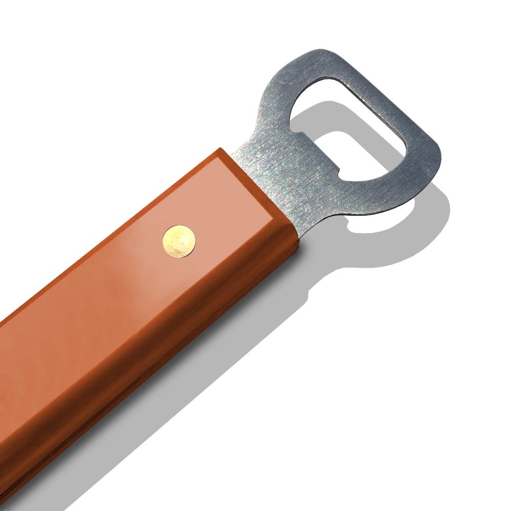 YouTheFan NCAA 18.5” Stainless Steel Team Spirit Series Sportula (Spatula) with Bottle Opener, Texas Longhorns - Sports Collectibles, Sports Memorabilia, Sports Fan Shop, Sports Gifts