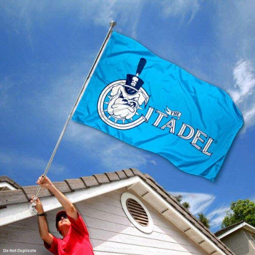 College Flags & Banners Co. Citadel Flag and USA 3x5 Flag Set - Sports Collectibles, Sports Memorabilia, Sports Fan Shop, Sports Gifts