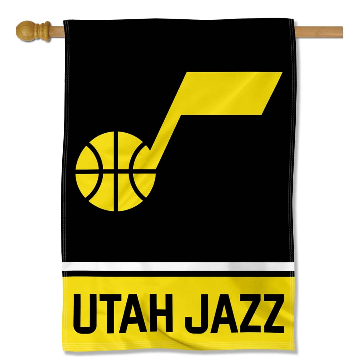 WinCraft Utah Jazz Double Sided House Banner Flag - Sports Collectibles, Sports Memorabilia, Sports Fan Shop, Sports Gifts
