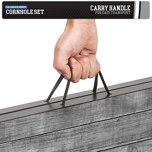 Wild Sports NCAA College Texas Longhorns Tailgate Toss - Gray Wood Designtexas Longhorns Tailgate Toss - Gray Wood Design, Team Color, 2'X3' - Sports Collectibles, Sports Memorabilia, Sports Fan Shop, Sports Gifts