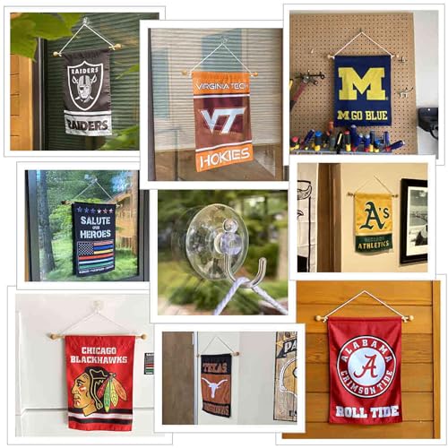 College Flags & Banners Co. North Carolina Tar Heels Window Wall Banner Hanging Flag with Suction Cup - Sports Collectibles, Sports Memorabilia, Sports Fan Shop, Sports Gifts
