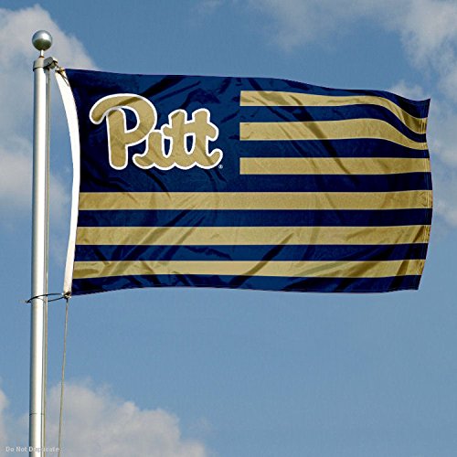 College Flags & Banners Co. Pittsburgh Panthers Stars and Stripes Nation Flag - Sports Collectibles, Sports Memorabilia, Sports Fan Shop, Sports Gifts