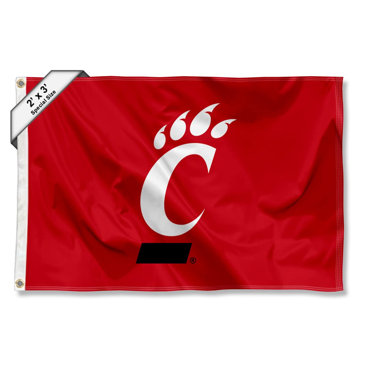 College Flags & Banners Co. Cincinnati Bearcats Small 2x3 Foot Flag - Sports Collectibles, Sports Memorabilia, Sports Fan Shop, Sports Gifts