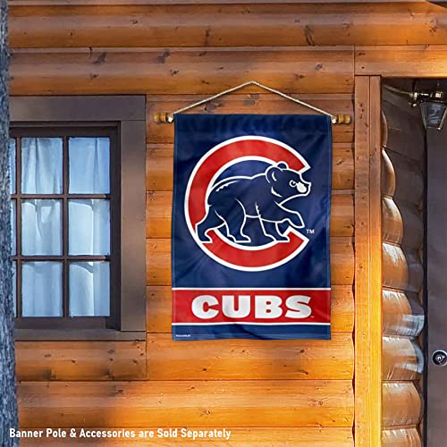WinCraft Chicago Baseball Polyester House Banner Flag - Sports Collectibles, Sports Memorabilia, Sports Fan Shop, Sports Gifts