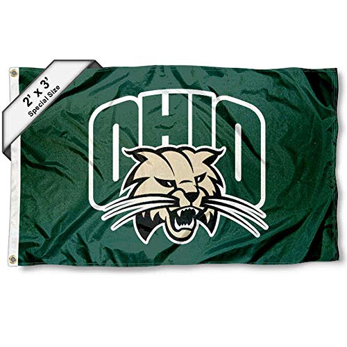 College Flags & Banners Co. Ohio Bobcats 2x3 Foot Flag - Sports Collectibles, Sports Memorabilia, Sports Fan Shop, Sports Gifts