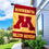 College Flags & Banners Co. University of Minnesota House Flag with Pole Set - Sports Collectibles, Sports Memorabilia, Sports Fan Shop, Sports Gifts