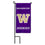 College Flags & Banners Co. Washington Huskies Mini Garden and Flower Pot Flag Topper - Sports Collectibles, Sports Memorabilia, Sports Fan Shop, Sports Gifts
