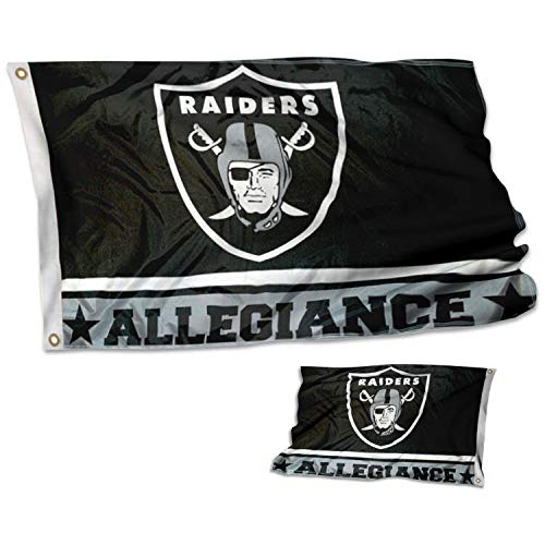 WinCraft Las Vegas Raiders Double Sided Allegiance Flag - Sports Collectibles, Sports Memorabilia, Sports Fan Shop, Sports Gifts
