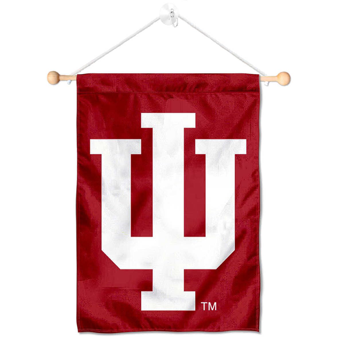 College Flags & Banners Co. Indiana Hoosiers Banner for Windows Doors and Walls - Sports Collectibles, Sports Memorabilia, Sports Fan Shop, Sports Gifts