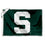 College Flags & Banners Co. MSU Spartans 4 ft x 6 ft Block S Flag - Sports Collectibles, Sports Memorabilia, Sports Fan Shop, Sports Gifts