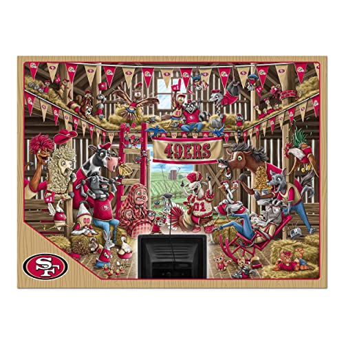 YouTheFan NFL New Orleans Saints Barnyard Fans 500pc Puzzle - Sports Collectibles, Sports Memorabilia, Sports Fan Shop, Sports Gifts