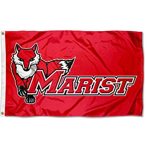 College Flags & Banners Co. Marist Red Foxes Flag and USA 3x5 Flag Set - Sports Collectibles, Sports Memorabilia, Sports Fan Shop, Sports Gifts