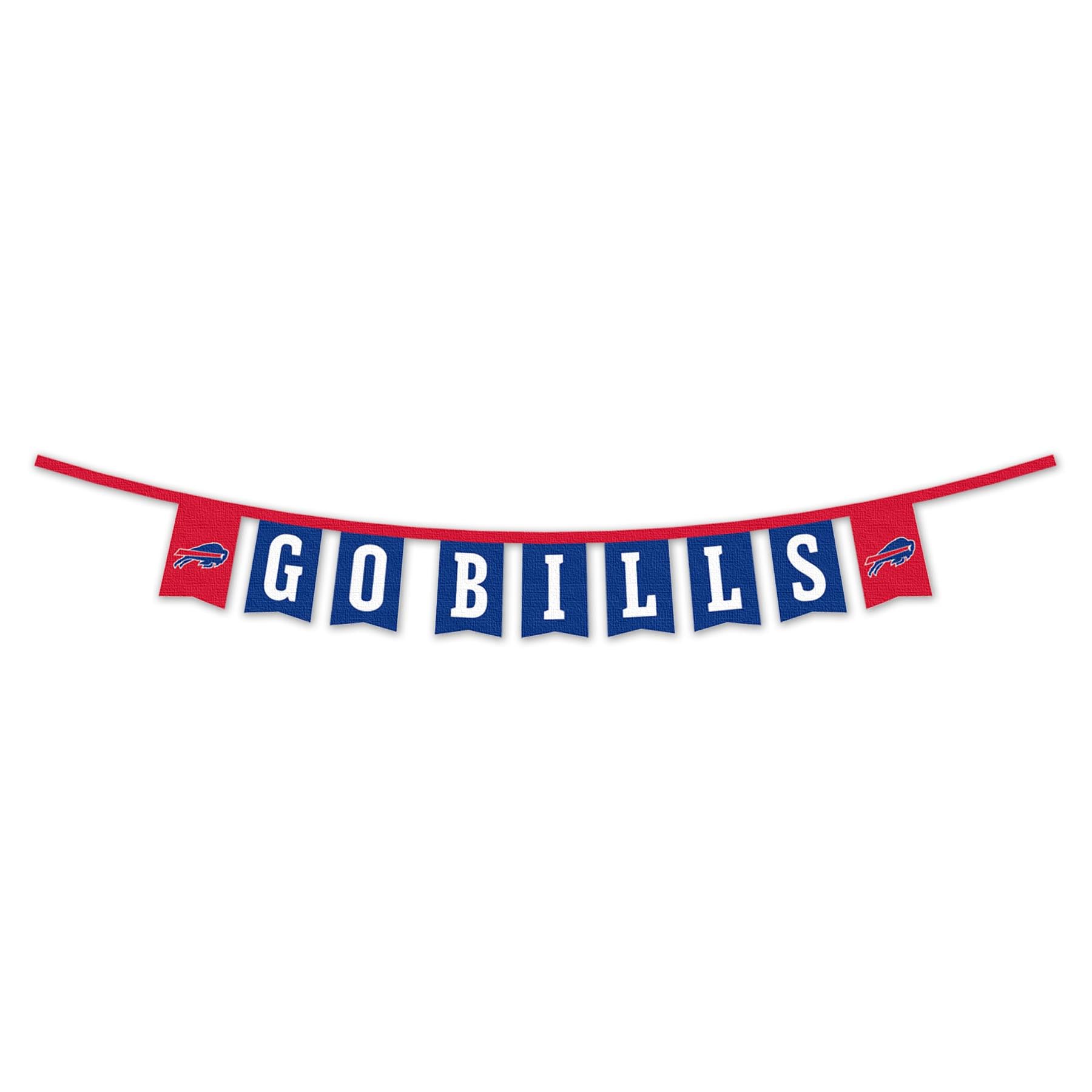 WinCraft Buffalo Bills Banner String Pennant Flags - Sports Collectibles, Sports Memorabilia, Sports Fan Shop, Sports Gifts