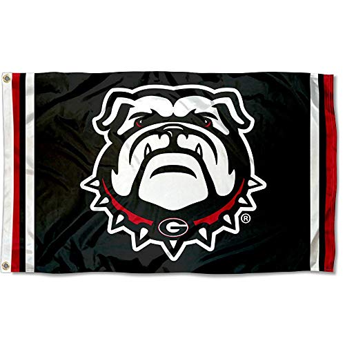 College Flags & Banners Co. Georgia UGA Bulldogs Jersey Stripes and USA 3x5 Flag Set - Sports Collectibles, Sports Memorabilia, Sports Fan Shop, Sports Gifts