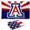 College Flags & Banners Co. Arizona Wildcats AZ State and USA Flag 3x5 Set - Sports Collectibles, Sports Memorabilia, Sports Fan Shop, Sports Gifts