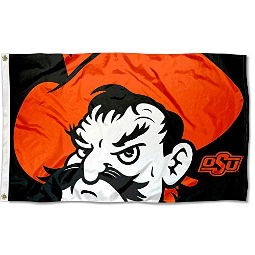 College Flags & Banners Co. Oklahoma State Cowboys Pistol Pet and USA Flag 3x5 Set - Sports Collectibles, Sports Memorabilia, Sports Fan Shop, Sports Gifts