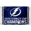 WinCraft Tampa Bay Lightning 2020 Champions Outdoor Flag 3x5 Banner - Sports Collectibles, Sports Memorabilia, Sports Fan Shop, Sports Gifts