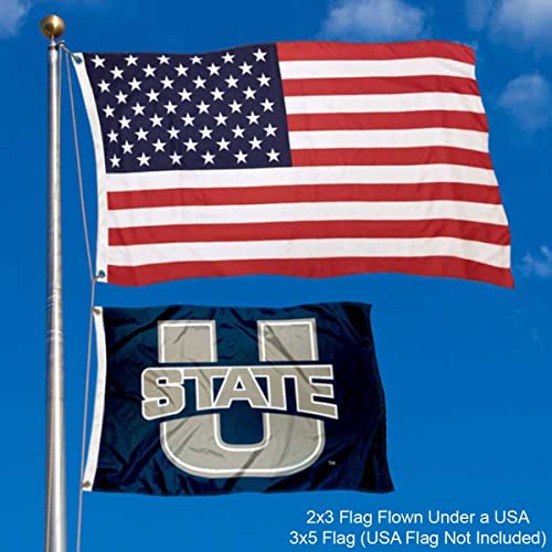 College Flags & Banners Co. Utah State Aggies 2x3 Foot Flag - Sports Collectibles, Sports Memorabilia, Sports Fan Shop, Sports Gifts