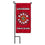 College Flags & Banners Co. Louisiana Lafayette Ragin Cajuns Mini Garden and Flower Pot Flag Topper - Sports Collectibles, Sports Memorabilia, Sports Fan Shop, Sports Gifts