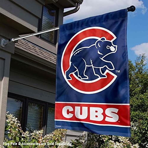 WinCraft Chicago Baseball Polyester House Banner Flag - Sports Collectibles, Sports Memorabilia, Sports Fan Shop, Sports Gifts